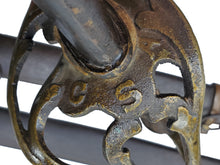 NASHVILLE PLOW WORKS CAVALRY OFFICERS SWORD AND SCABARD