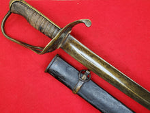 NASHVILLE PLOW WORKS CAVALRY OFFICERS SWORD AND SCABARD