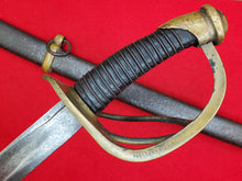 CONFEDERATE HAIMAN CAVALRY SWORD AND SCABBARD