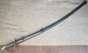 DJ MILLARD M1860 CAVALRY SWORD AND SCABBARD (1862)