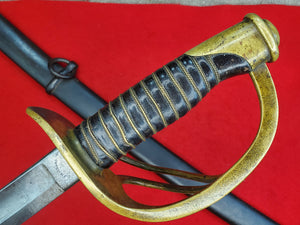 DJ MILLARD M1860 CAVALRY SWORD AND SCABBARD (1862)