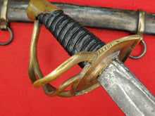 CONFEDERATE STATES ARMORY KENANSVILLE TYPE II CAVALRY SWORD AND SCABBARD