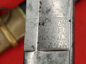 SCHUYLER, HARTLEY & GRAHAM RETAILER M1850 FOOT OFFICER SWORD AND SCABBARD  THAT BELONGED TO CAPT. HARRISON H. ROWE 102ND OHIO VOLUNTEER INFANTRY