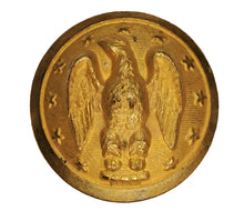 CONFEDERATE CS-5 NON-EXCAVATED STAFF OFFICERS COAT BUTTON