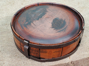CONFEDERATE WOOD DRUM CANTEEN
