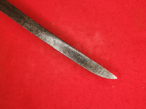 CONFEDERATE STATES ARMORY KENANSVILLE TYPE I CAVALRY OFFICER'S "CORN PONE" SWORD