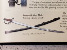 CONFEDERATE STATES ARMORY KENANSVILLE TYPE I CAVALRY OFFICER'S "CORN PONE" SWORD