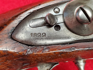 SIMEON NORTH M1819 FLINTLOCK PISTOL 1822