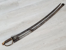 AMES M1860 CAVALRY SWORD AND SCABBARD WITH 1861 DATE