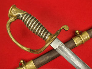 CLAUBERG M1850 HIGH GRADE "US" OFFICER'S SWORD