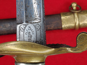 CLAUBERG M1850 HIGH GRADE "US" OFFICER'S SWORD