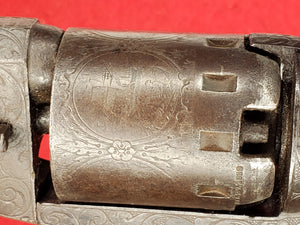 MANHATTAN .36 CAL REVOLVER WITH FACTORY ENGRAVING