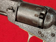 MANHATTAN .36 CAL REVOLVER WITH FACTORY ENGRAVING