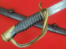 EMERSON & SILVER M1860 CAVALRY SWORD AND SCABBARD 1863