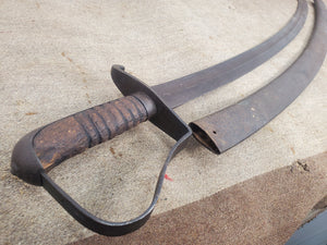 NATHAN STARR M1818 CAVALRY SWORD AND SCABBARD