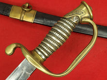 GERMAN SILVER HANDLE FIELD & STAFF OFFICERS SWORD AND SCABBARD - ISAIAH CONLEY 101ST PA INFANTRY POW AND PRISON ESCAPEE