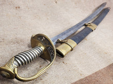 GERMAN SILVER HANDLE FIELD & STAFF OFFICERS SWORD AND SCABBARD - ISAIAH CONLEY 101ST PA INFANTRY POW AND PRISON ESCAPEE