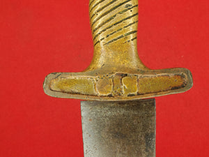 CONFEDERATE BRASS HANDLE SHORT ARTILLERY SWORD