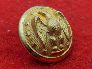 CONFEDERATE CS-5 NON-EXCAVATED STAFF OFFICERS COAT BUTTON