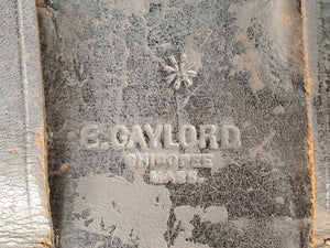 E. GAYLORD PISTOL CARTRIDGE BOX WITH BABY US PLATE