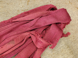 ORIGINAL CIVIL WAR MAROON OFFICER'S SASH