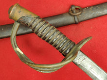 AMES M1860 CAVALRY SWORD AND SCABBARD 1864 DATE