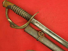 AMES M1860 CAVALRY SWORD AND SCABBARD 1864 DATE