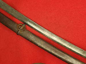 AMES M1860 CAVALRY SWORD AND SCABBARD 1864 DATE