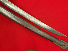 AMES M1860 CAVALRY SWORD AND SCABBARD 1864 DATE