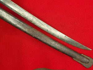 AMES M1860 CAVALRY SWORD AND SCABBARD 1864 DATE