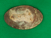 EXCAVATED OVAL CONFEDERATE "EGG-SHAPED" CS BUCKLE