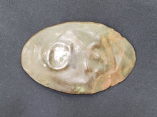 EXCAVATED OVAL CONFEDERATE "EGG-SHAPED" CS BUCKLE