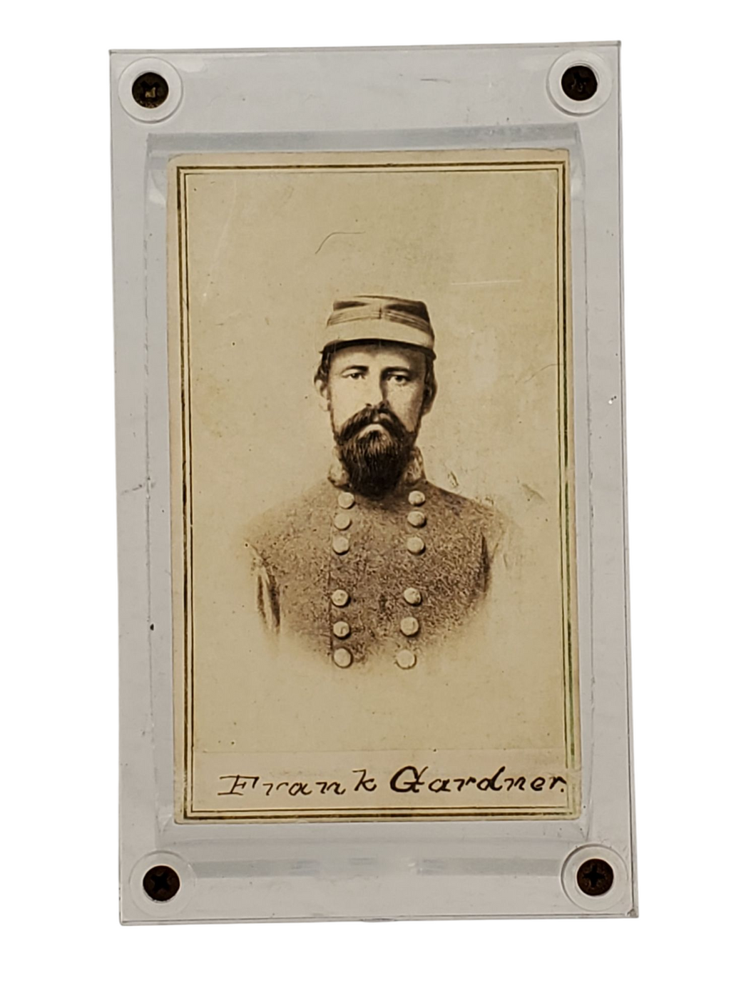 CONFEDERATE GENERAL FRANKLIN GARDNER CDV PUBLISHED BY ANTHONY
