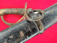 CLEMEN & JUNG M1840 "OLD WRISTBREAKER" CAVALRY SWORD AND SCABBARD