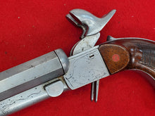 BELGIAN .60 CAL DOUBLE BARREL FOLDING TRIGGER PINFIRE PISTOL
