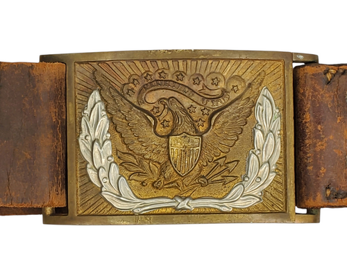 E. GAYLORD M1851 EAGLE SWORD BELT WITH A D LAIDLAW INSPECTION STAMP