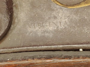 VIRGINIA MANUFACTORY PERCUSSION MUSKET WITH 1818 DATE.