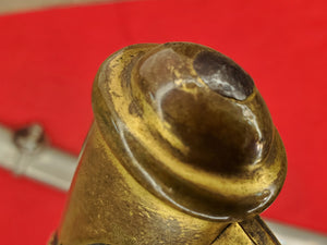 C ROBY M1860 CAVALRY SWORD AND SCABBARD 1865