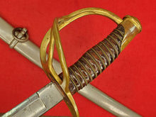 C ROBY M1860 CAVALRY SWORD AND SCABBARD 1865