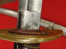 C ROBY M1860 CAVALRY SWORD AND SCABBARD 1865