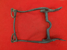 EXCAVATED M1859 FEDERAL HORSE BIT WITH U.S. BOSSES