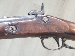 M1861 PERCUSSION RIFLE CUT DOWN TO CARBINE