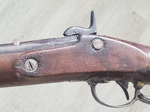 M1861 PERCUSSION RIFLE CUT DOWN TO CARBINE
