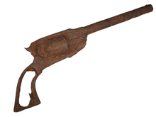 EXCAVATED REMINGTON .44 CAL PERCUSSION ARMY REVOLVER