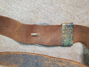FEDERAL INFANTRY U.S. BELT RIG WITH WATERTWON ARSENAL PERCUSSION CAP BOX AND .58 CAL SPRINGFIELD BAYONET WITH SCABBARD