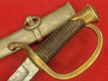 AMES M1840 MOUNTED ARTILLERY SWORD AND SCABBARD 1864