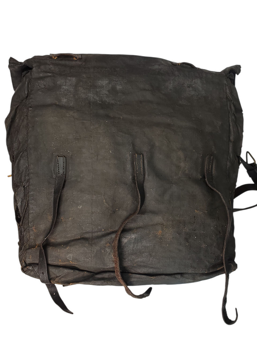 CIVIL WAR DOUBLE BAGGED TARRED CANVAS KNAPSACK THAT BELONGED TO SIDNEY E. COLBURN OF THE 16TH MASSACHUSSETTS BATTALION