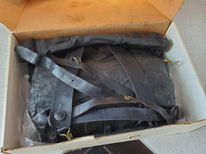 CIVIL WAR DOUBLE BAGGED TARRED CANVAS KNAPSACK THAT BELONGED TO SIDNEY E. COLBURN OF THE 16TH MASSACHUSSETTS BATTALION