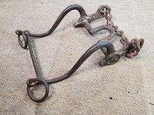 EXCAVATED M1859 CAVALRY CURB BIT WITH U.S. BOSSES