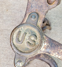 EXCAVATED M1859 CAVALRY CURB BIT WITH U.S. BOSSES